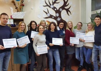 TĖVELIŲ GRUPĖ BAIGĖ  „STEP“ PROGRAMĄ