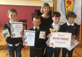 IŠKOVOTA I-OJI VIETA „ŠVIESOFORO” REGIONINIAME ETAPE
