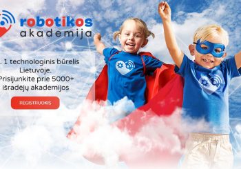 KVIEČIAME Į ROBOTIKOS UŽSIĖMIMUS
