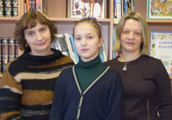 SVEIKINAME SAVIVALDYBĖS MENINIO SKAITYMO KONKURSO LAIMĖTOJĄ