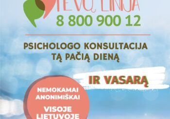 PROFESIONALIŲ PSICHOLOGŲ KONSULTACIJOS NESTABDOMOS