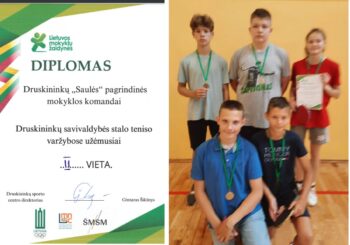 STALO TENISO VARŽYBOSE – II-OJI VIETA