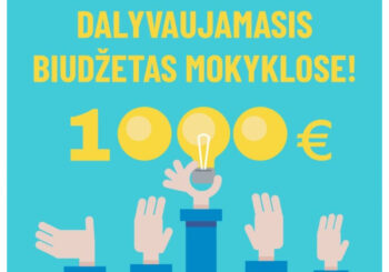 DALYVAUJAMOJO BIUDŽETO PROJEKTAS „ČIA  PRASIDEDA MOKYKLA“