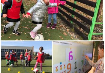 PRIEŠMOKYKLINUKAI DALYVAUJA PROJEKTE „FUTBOLIUKAS”